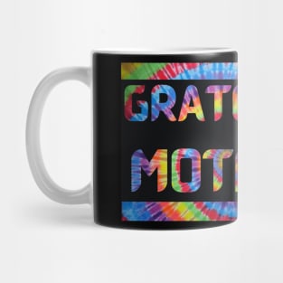 Grateful Mother Tie Dye Dead Head Mothers Day Mug